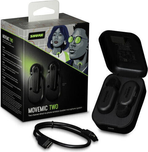 Shure Movemic Two Ασύρματο Μικρόφωνο Πέτου, Clip On Δημοσιογραφικό