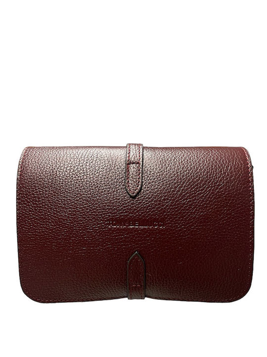 Tony Bellucci Leather Women's Bag Shoulder Burgundy