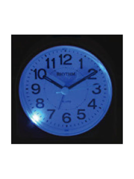 Rhythm Ceas De Masă Din Plastic Cu Ceas Deșteptător Alb CRE303NR04