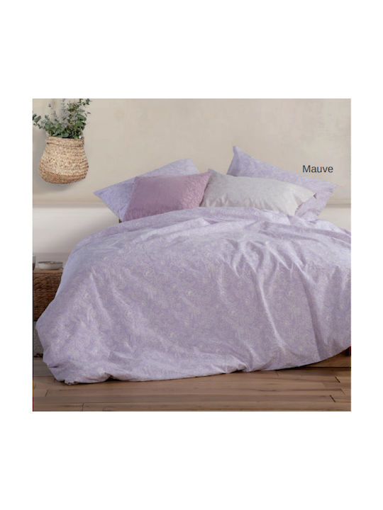 Nef-Nef Homeware Garnet Pillowcase Mauve 52x72cm.