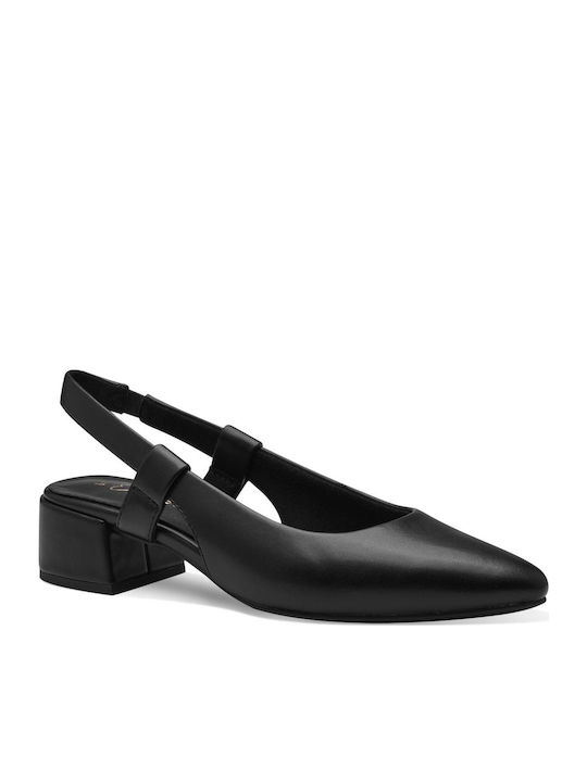 Heels with Strap Black