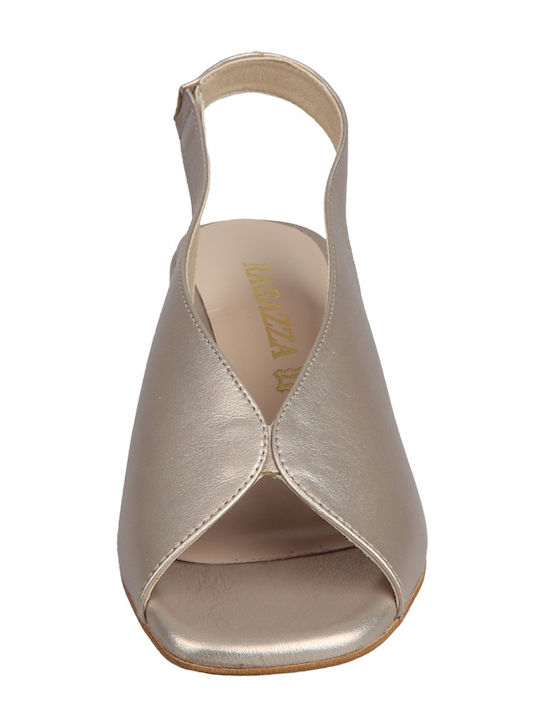 Leather Sandals Beige