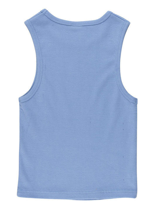 Bluze Damă de Vară Fără Mânecă Albastru