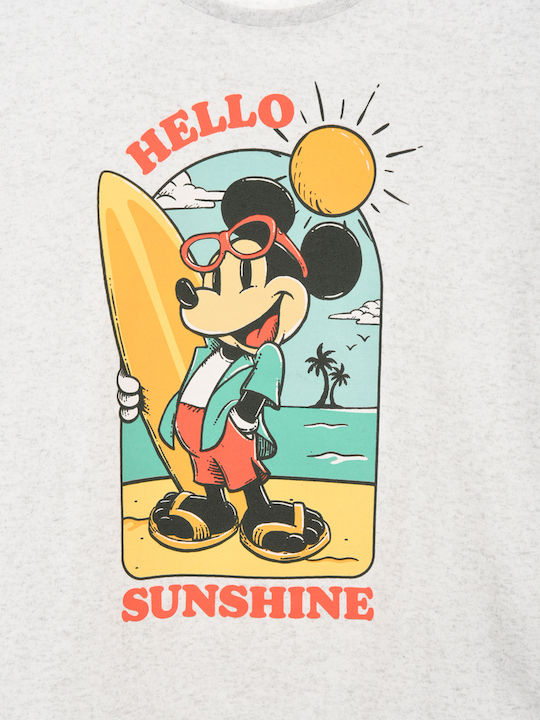 Kids' T-shirt Grey Melange Hello Sunshine