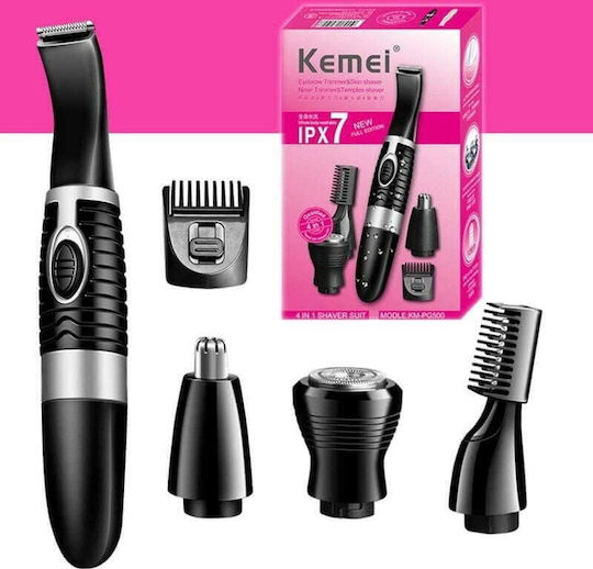 Kemei Trimmer Μηχανή Μαύρη KM-PG500
