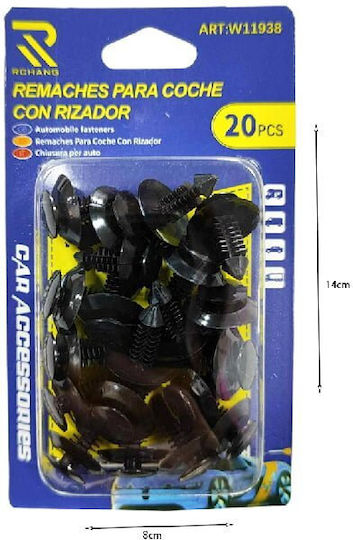 Rchang Car Plastic Clips 20pcs