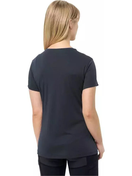 Jack Wolfskin T-Shirt Μπλε