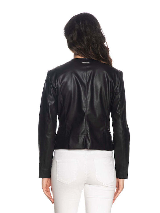 Γυναικείο Biker Jacket Μαύρο