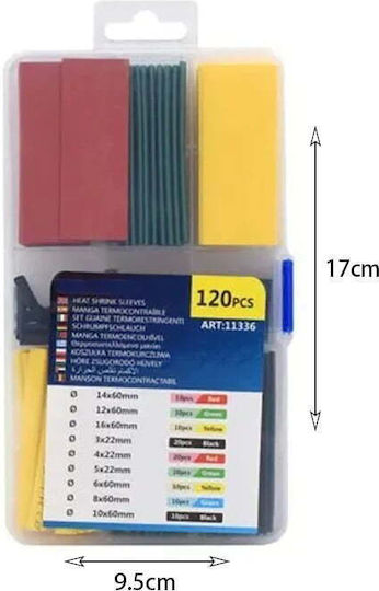 Heat-Shrink Tubing Case 120pcs 226.100.184