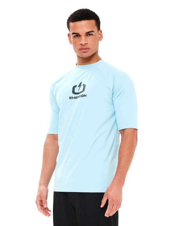 Emerson Rashguard Men's Short Sleeve Sun Protection Shirt Turquoise