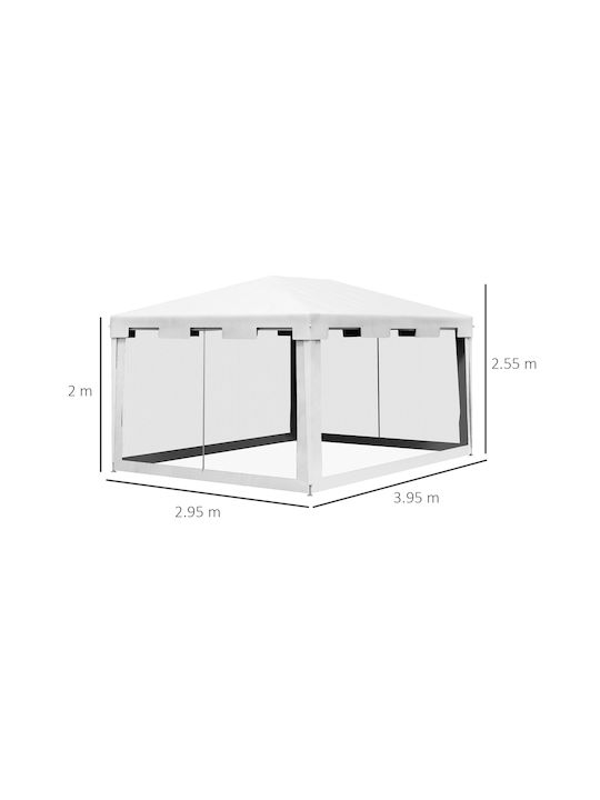 Outsunny Κιόσκι Κήπου 4x3m