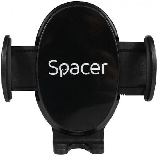 Spacer Βάση Κινητού Αυτοκινήτου με Ρυθμιζόμενα Άγκιστρα Μαύρη