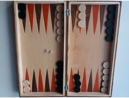 Magic Puzzle Box Χειροποίητο Σκάκι από Ξύλο με Πούλια 44x44cm