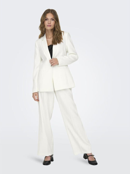 Only Damen Blazer Weiß
