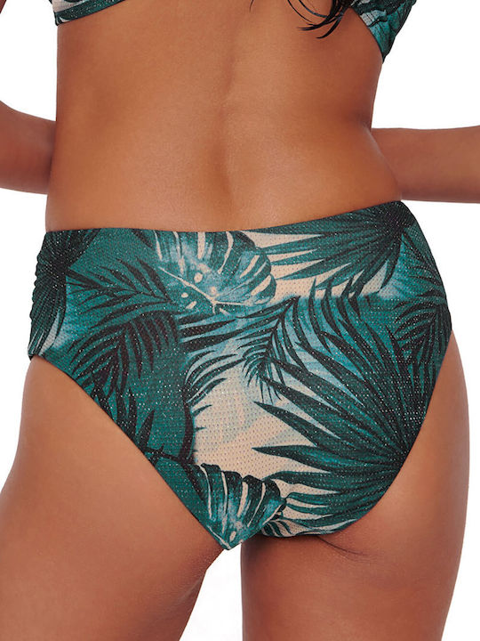 Bluepoint Bikini Alunecare Talie înaltă Verde