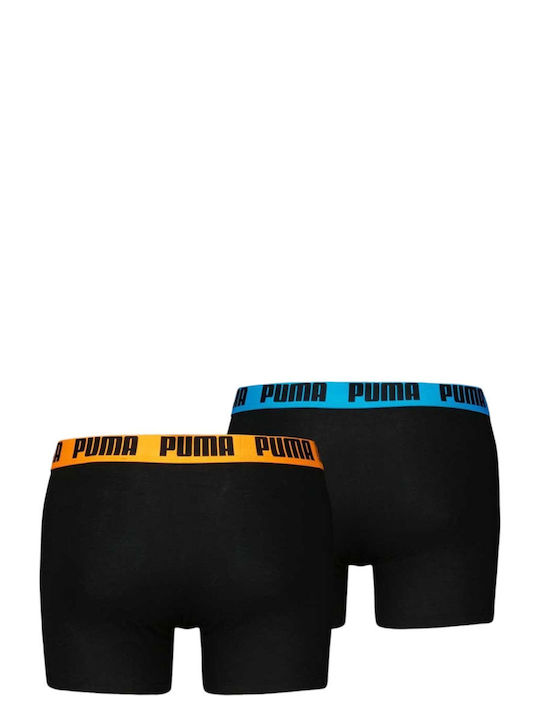 Puma Basic Ανδρικά Μποξεράκια Μαύρα 2Pack