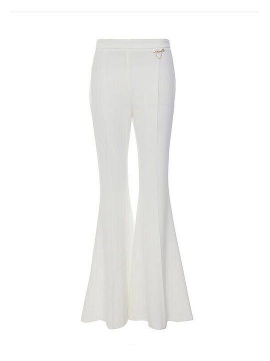 Women's Fabric Trousers White
