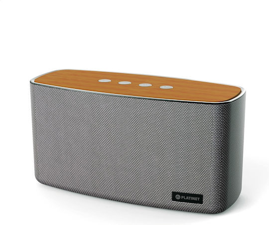 Platinet Deno Stereo PMG096 Bluetooth Speaker 30W with Battery Life up to 6 hours Gray