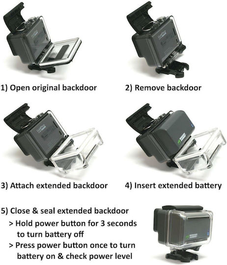 Wasabi Extended Battery για GoPro