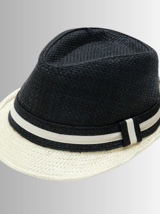 Beige Black Straw Hat 730 OEM