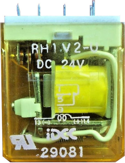 Idec Ρελέ Αυτοκινήτου 5 pin 12/24 10Ah