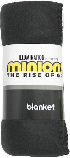 Decke Vlies Minions Black 100x150cm