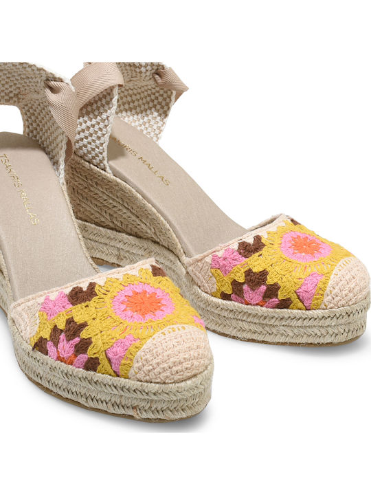 Women's Platform Espadrilles Beige