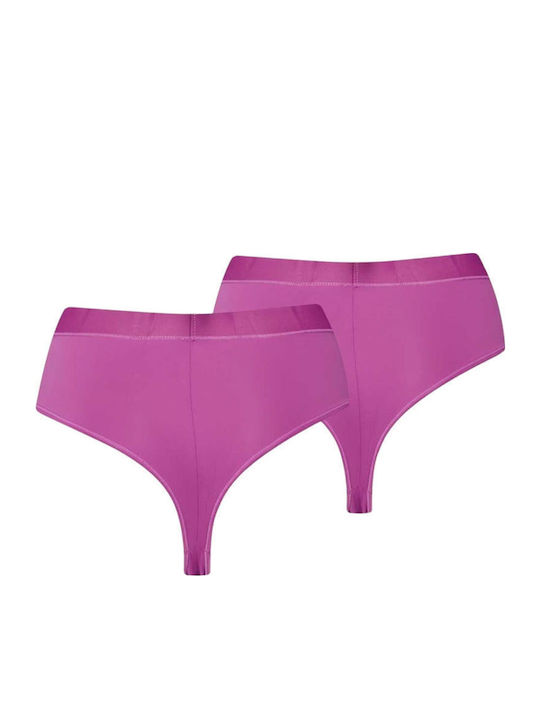 High Waist Women's Slip 2Pack Purple