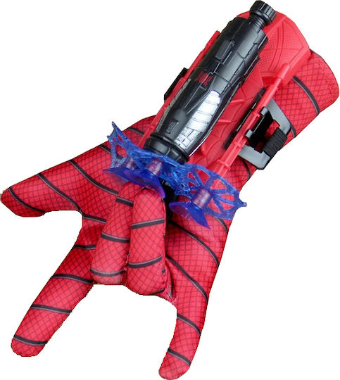 Mănușă Spiderman pentru copii Ideallstore®, cu patru ventuze, roșie, mărime universală