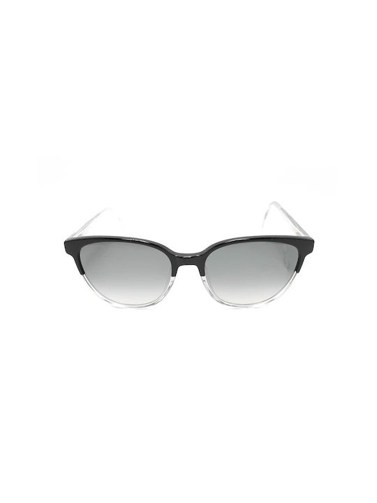 Gianni Venturi Women's Sunglasses with Black Plastic Frame and Gray Gradient Lens GV9361-1