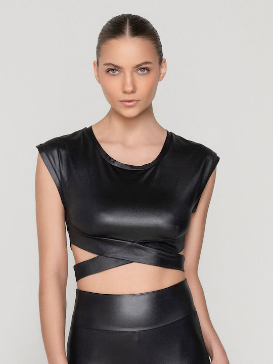 Women's Sports Bra without Padding Black