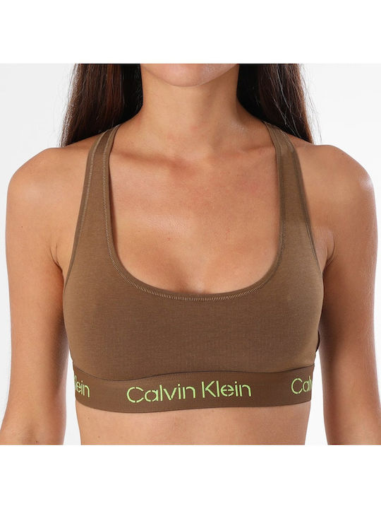 Calvin Klein Women's Bra without Padding Brown
