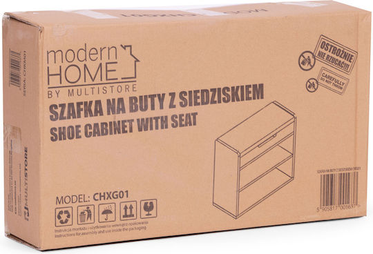 Modernhome Кожен Бюро чекмедже Бял