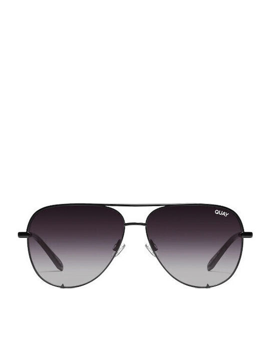 Quay Australia Sunglasses Μαύρα with Metal Frame & Gray Lens Quay Australia Sunglasses Μαύρα with Metal Frame & Gray Lens
