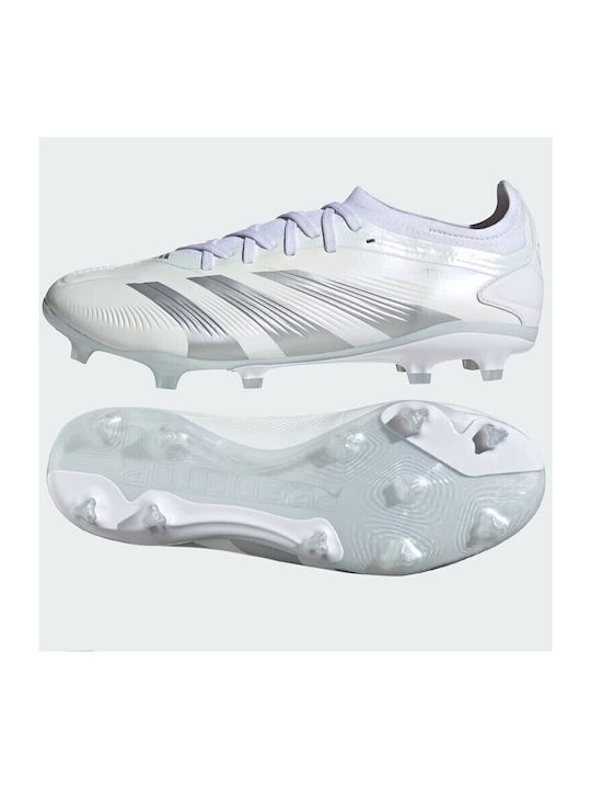 adidas Predator Pro Ποδοσφαιρικά Παπούτσια με Τάπες FG Λευκά