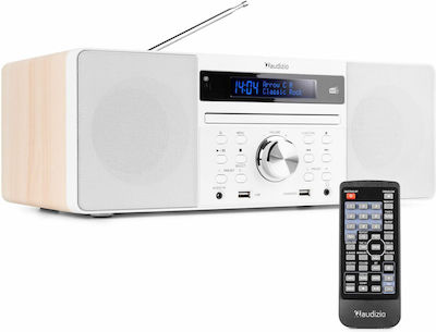 Audizio Sistem audio Prato All-in-One SOHIF526 60W cu CD Player și Bluetooth Alb