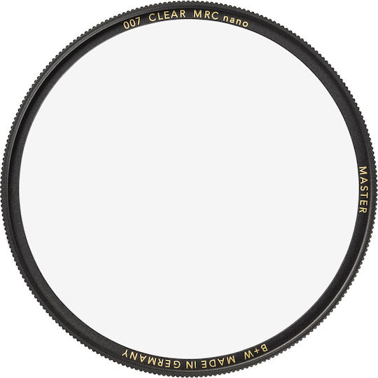 B+W Master Nano Lens Filter Clear Diameter 52mm with MRC Nano Coating (Easy Clean) for Photography Lenses