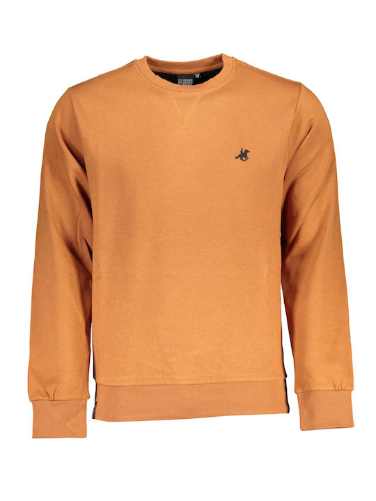 U.S.Grand Polo Club Herren Sweatshirt brown