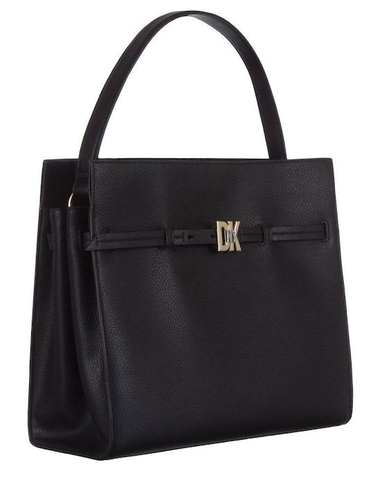 DKNY Leder Damen Tasche Schulter Schwarz