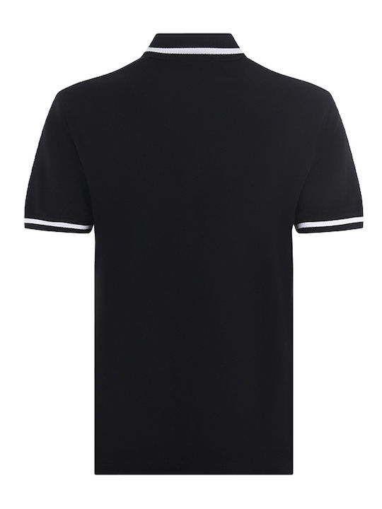 Versace Men's Short Sleeve Blouse Polo Black