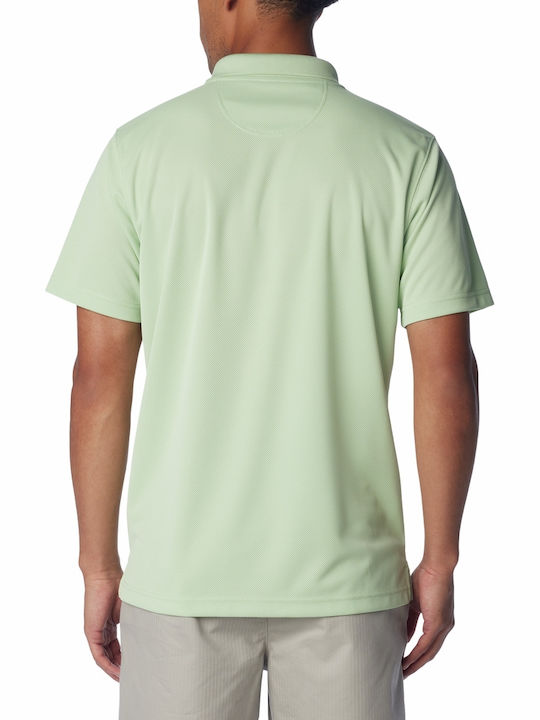 Columbia Men's Short Sleeve Blouse Polo Green