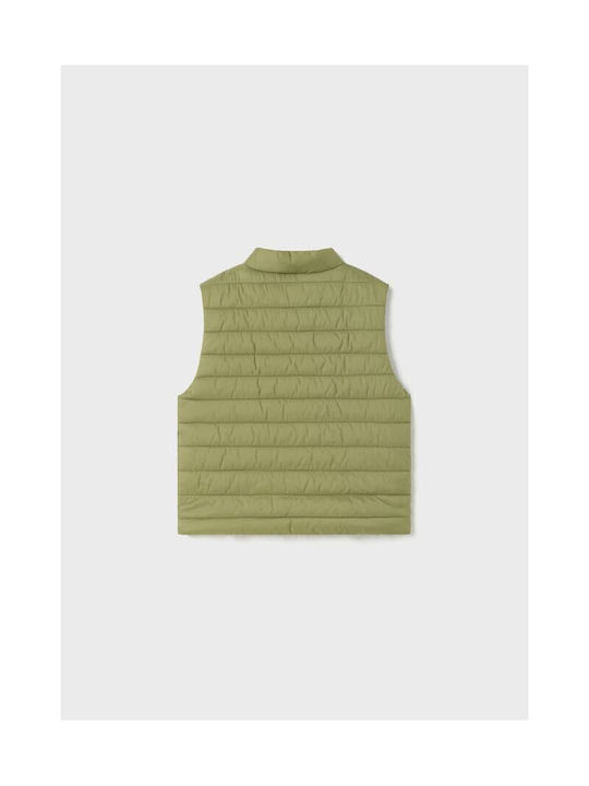 Mayoral Kids Casual Jacket Sleeveless Green