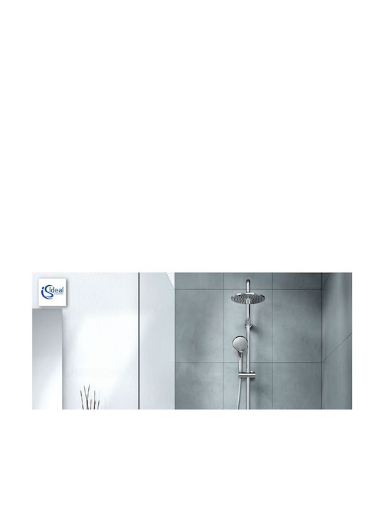 Ideal Standard Standard Idealrain Стълб за душ с Батерия Сребрист