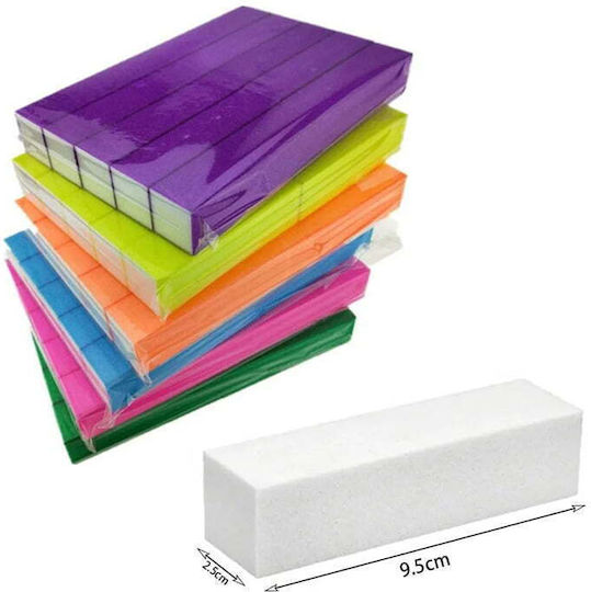 Nail Buffer în diferite culori 10pcs - Nail Buffer 10pcs