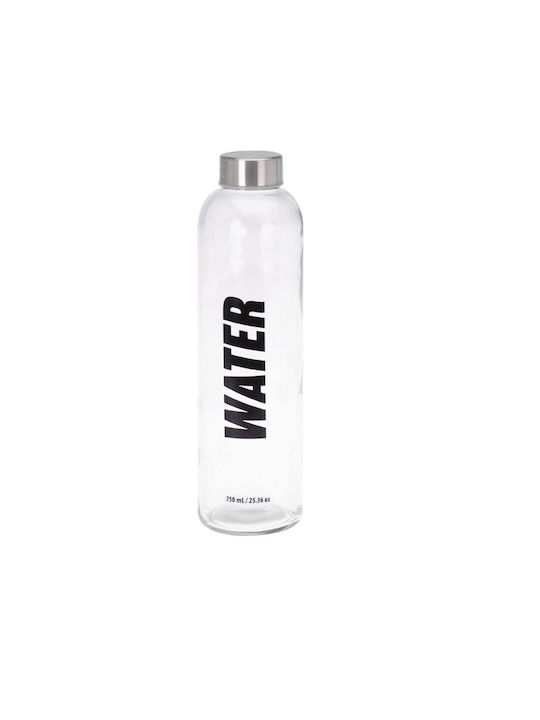 Excellent Houseware Flasche Wasser Glas mit Schraubverschluss Transparent 750ml Excellent Houseware Flasche Wasser Glas mit Schraubverschluss Transparent 750ml