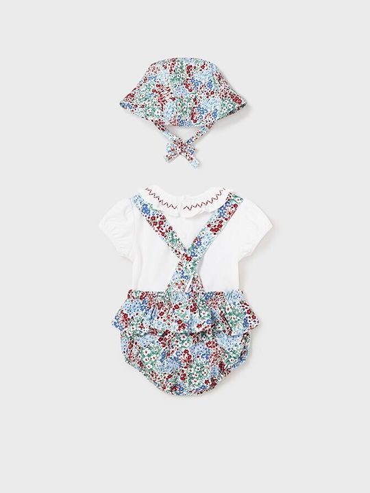 Mayoral Baby Bodysuit Set RED 3pcs