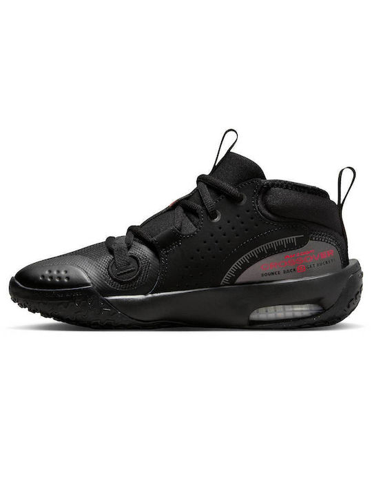 Air Zoom Crossover 2 Kids Sports Shoes Basketball with Laces Black