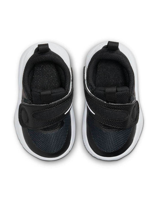Hustle D 11 Kinder Sportschuhe Basketball mit Bügel- und Schleifenverschluss Schwarz