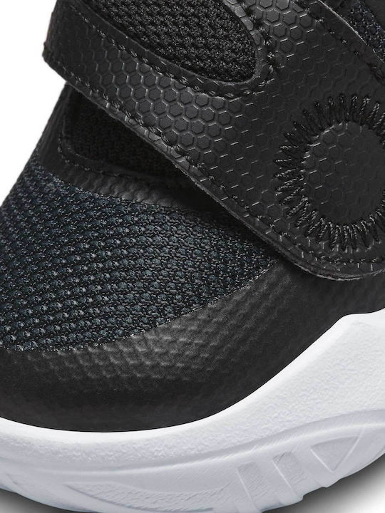 Hustle D 11 Kinder Sportschuhe Basketball mit Bügel- und Schleifenverschluss Schwarz