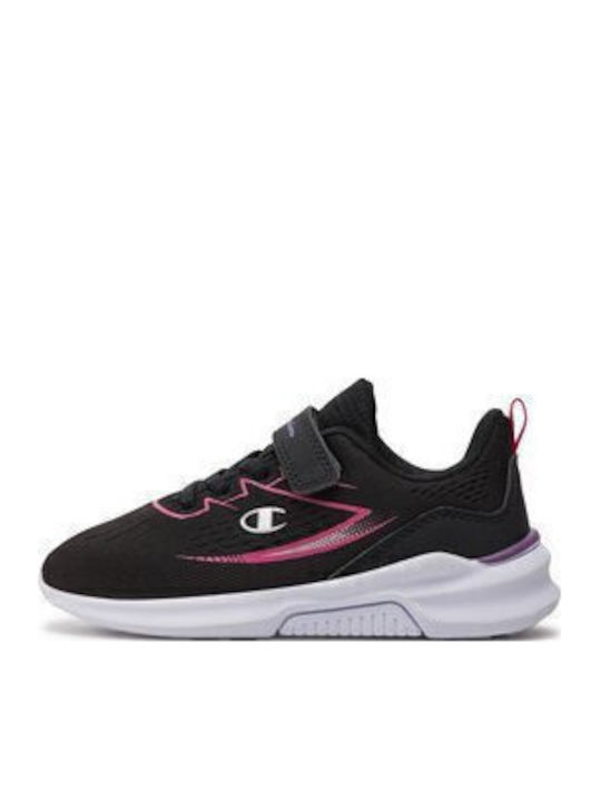 Nimble G Ps Kids Sports Shoes Running with Hoop & Loop Closure Nbk / Fucsia / Purple
